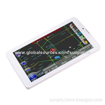 China wholesale GPS navigation 3G phone call dual core, 7-inch city call Android phone tablet PC